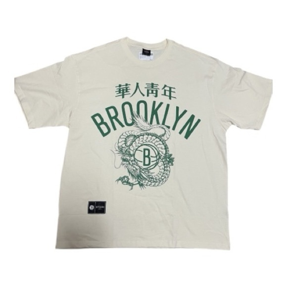 Brooklyn Nets x WAH YAN CHENG NIN Men's Oversized T-shirt Chinese New Year 2025 - Picture 2 of 11